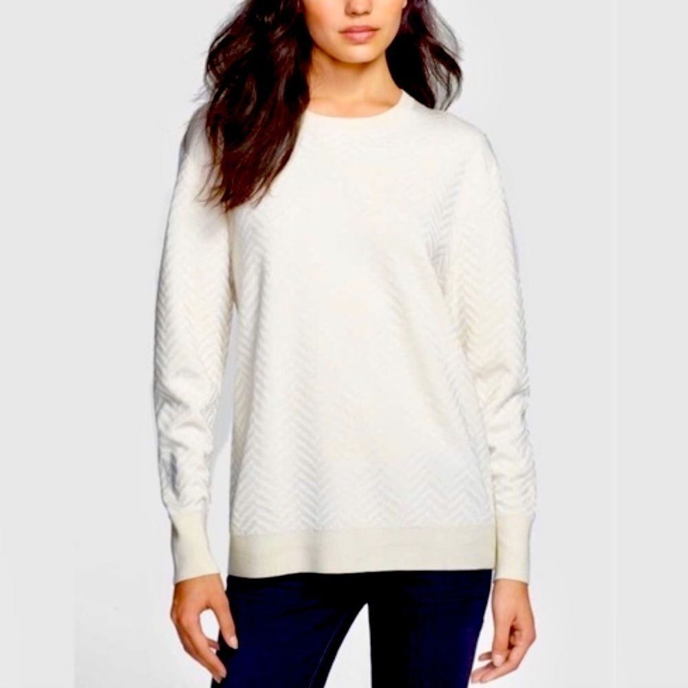 THEORY hannalor Evian wool blend jacquard sweater - Picture 2 of 9